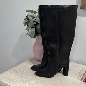a new day Black Heeled Boots